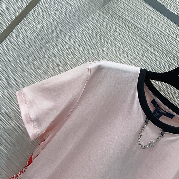 【ルイヴィトン】スカーフインサートTシャツ偽物ドレス 1AFTPU